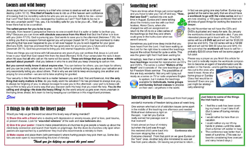 2008 Fall Mailed Newsletter--Main Pages