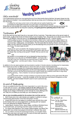 2006 Spring Mailed Newsletter