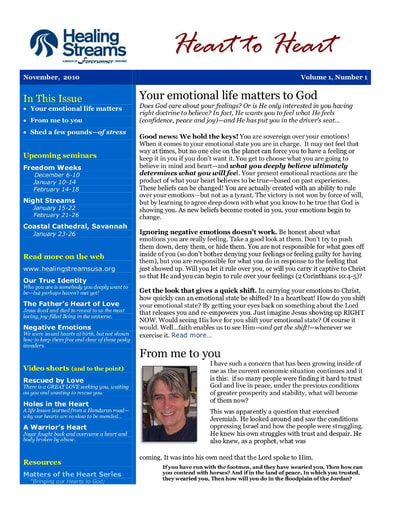 2010 Fall eMailed Newsletter